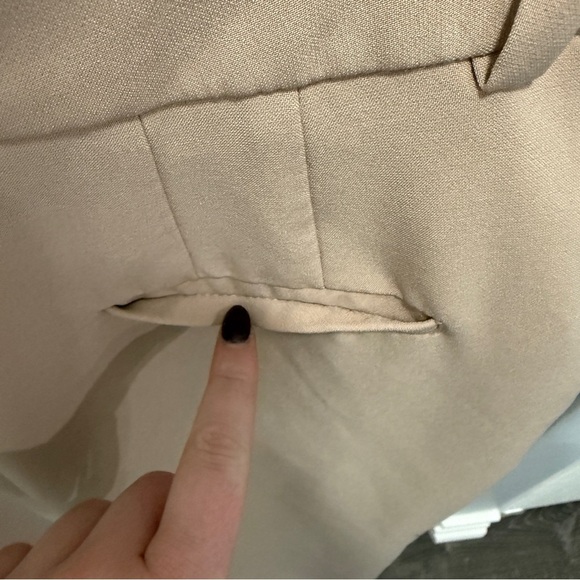 Zara Pink Straight Leg High Rise Dress Pants - Picture 4 of 12